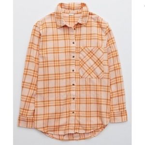 Aerie // Anytime Fave Flannel Shirt // Women’s Medium // Liquid Crystal